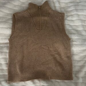 Nine West Kohl’s Tan Knit Sweater Vest